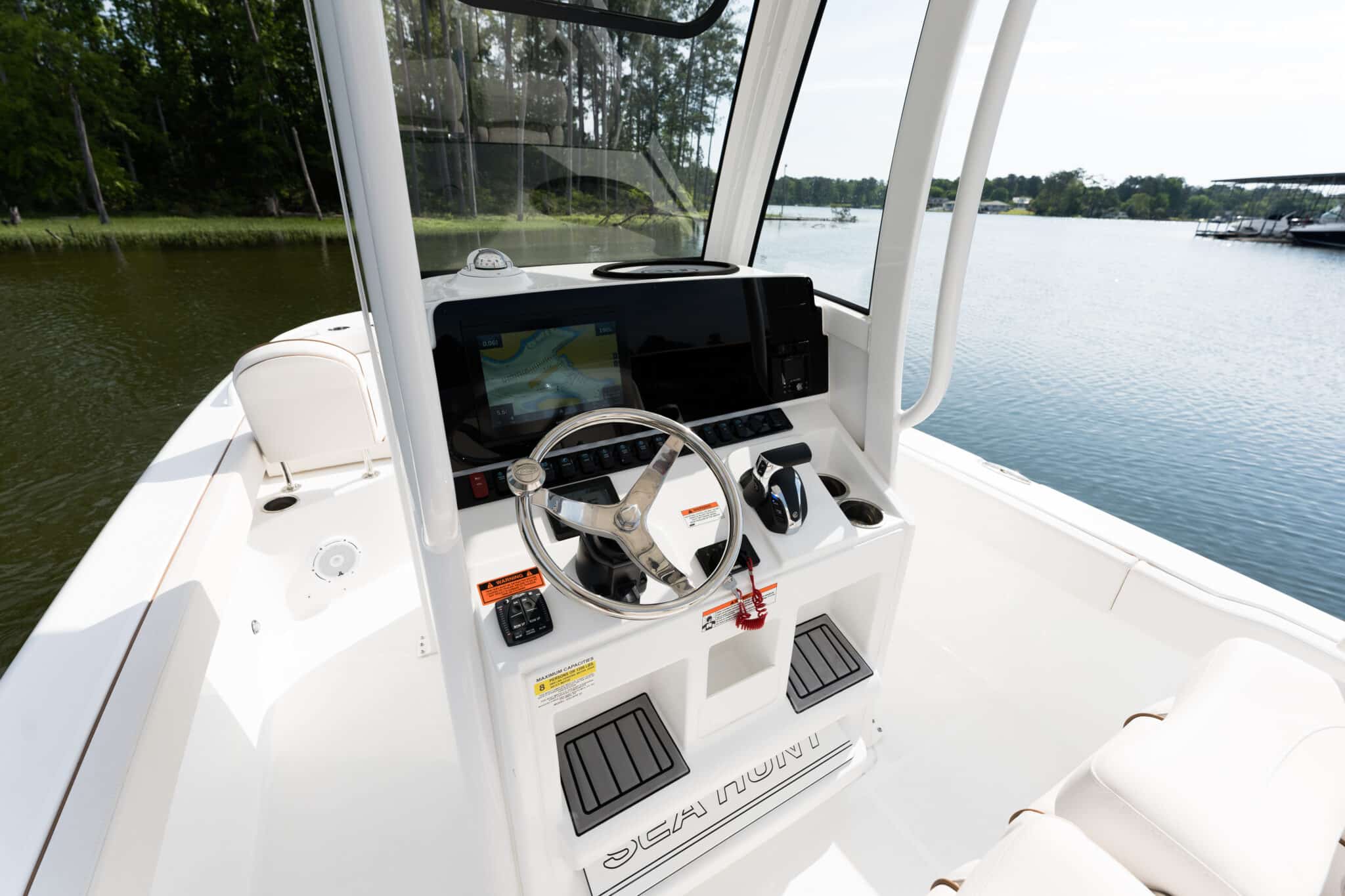 bow cushions in a center console boat. You make template and mail